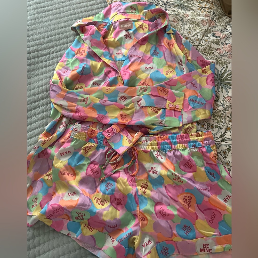 Show me Your Mumu heart pajamas